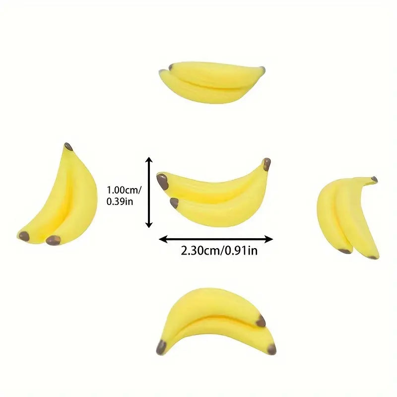 Miniature Banana Charms