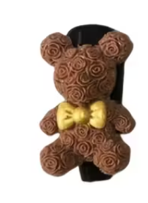 Brown Bear Nail Charms