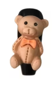 Brown Bear Nail Charms