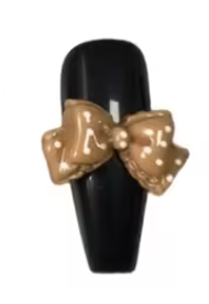 Brown Bear Nail Charms