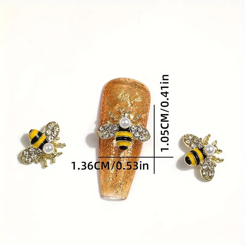 Bumble Bee Nail Charms