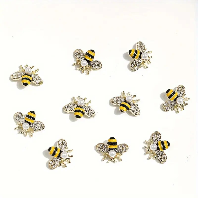 Bumble Bee Nail Charms