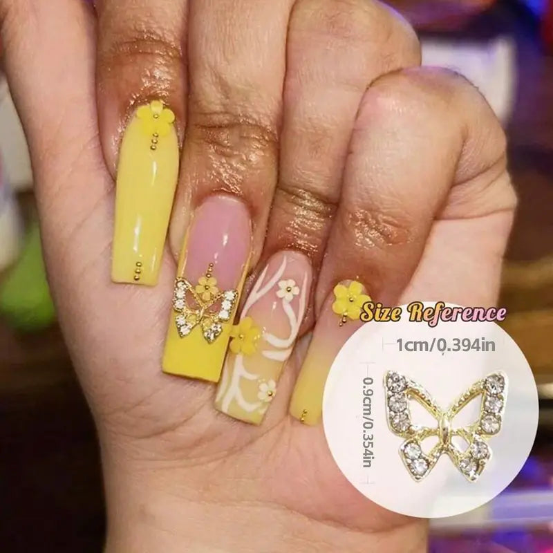 Butterfly Nail Charms