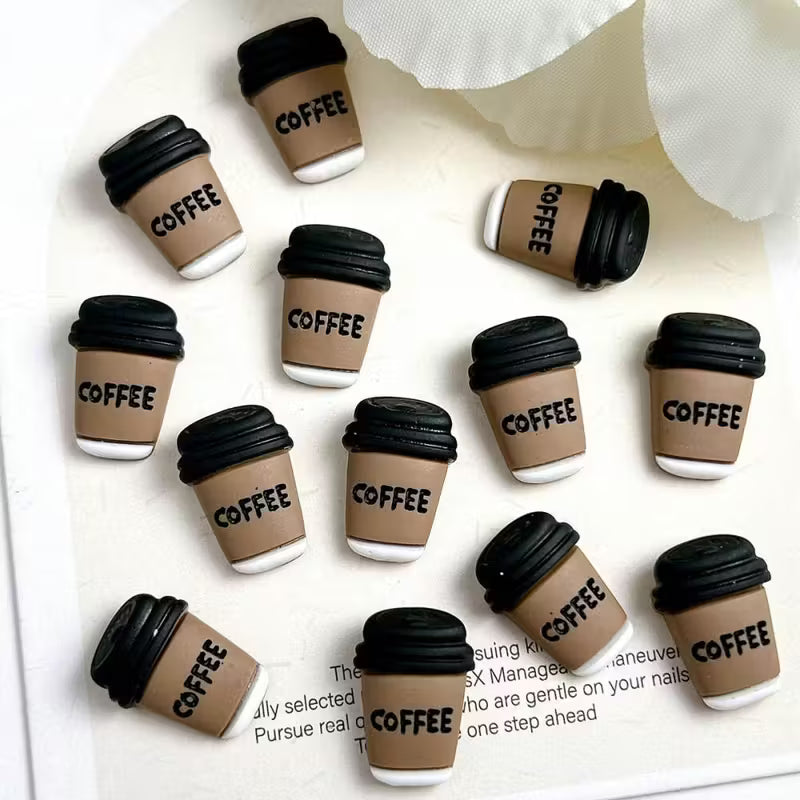 Coffee Nail Charms