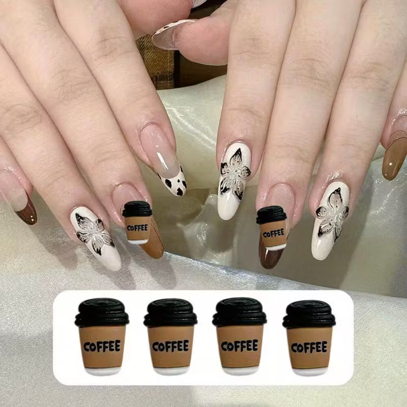 Coffee Nail Charms