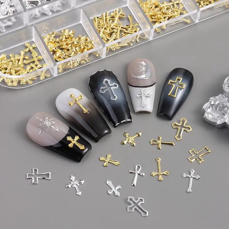 Cross Nail Charms