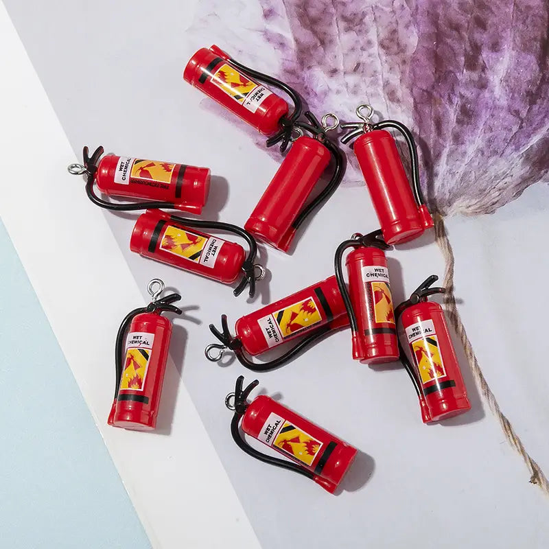 Fire Extinguisher Charms