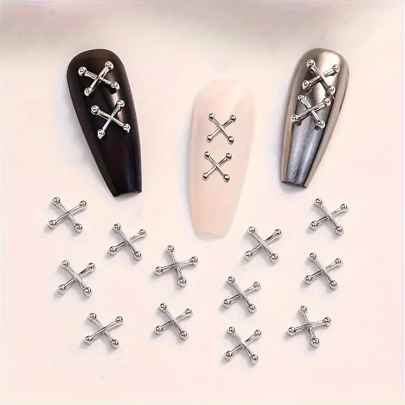 X style Nail Charms