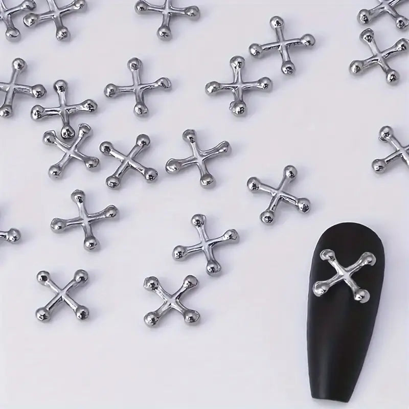 X style Nail Charms