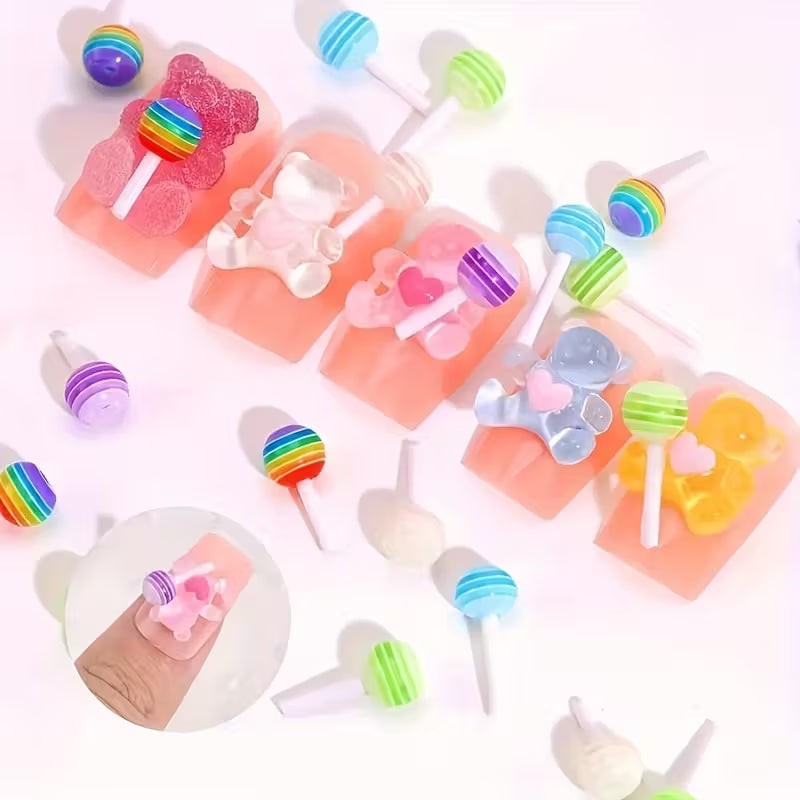 Lollipop Nail Charms