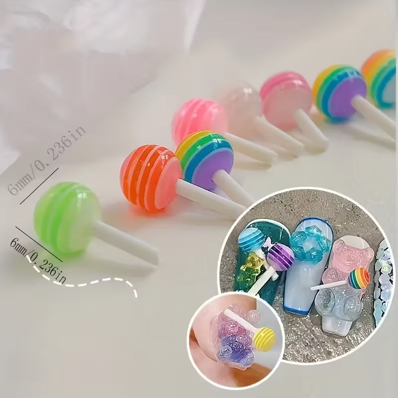 Lollipop Nail Charms