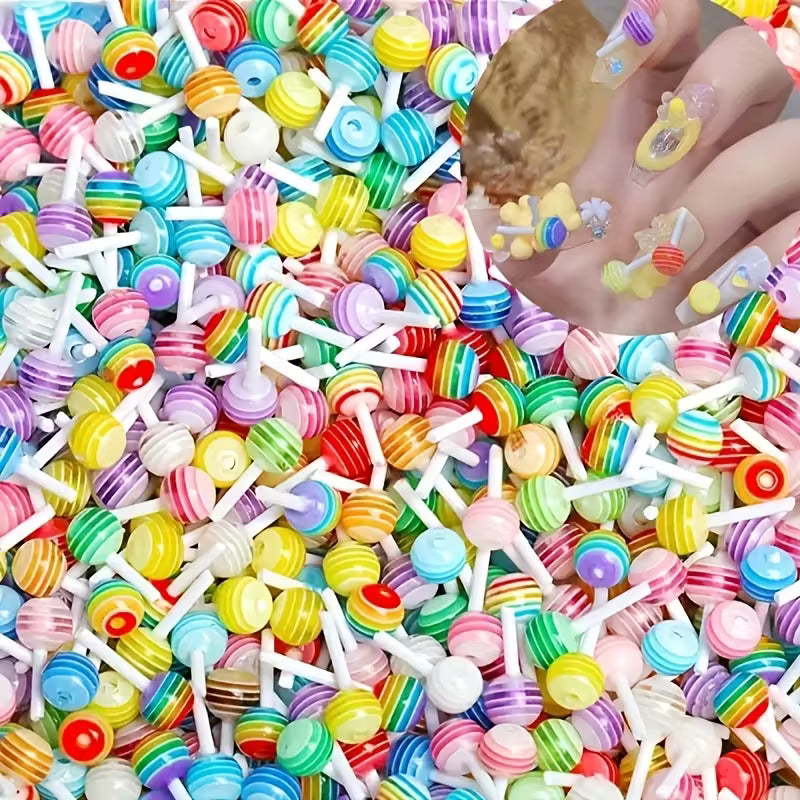 Lollipop Nail Charms