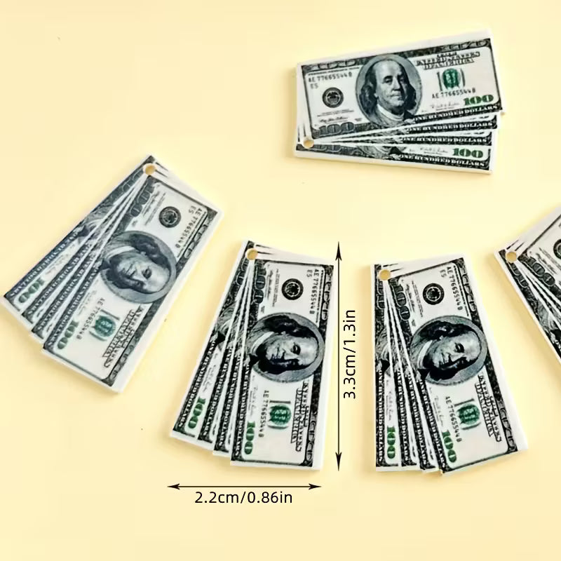 Dollar Bill Charms