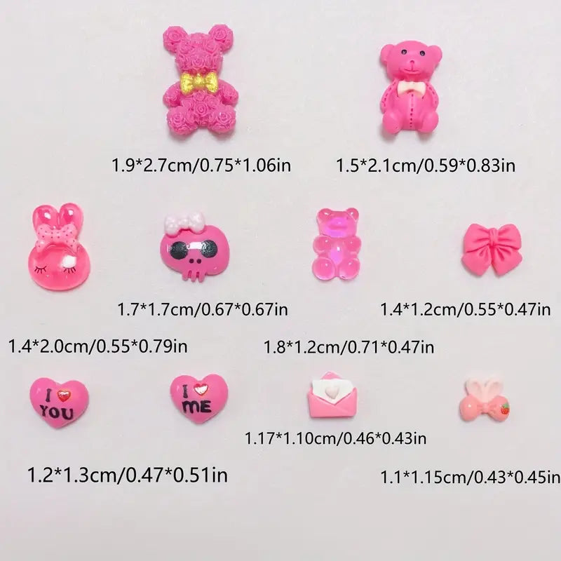 Pink Variety Charms