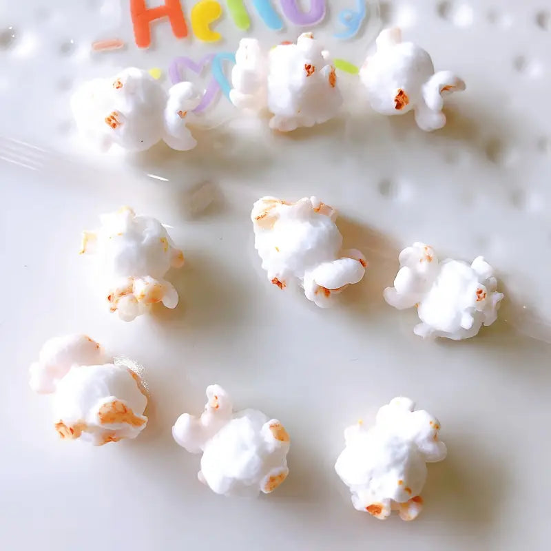 Plastic Popcorn Charms