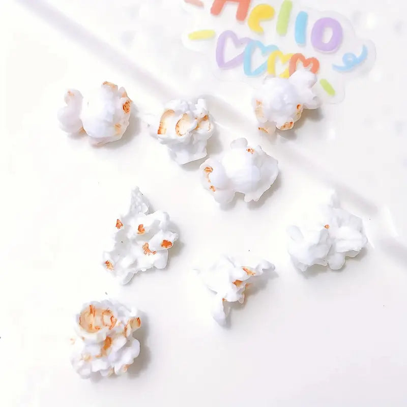 Plastic Popcorn Charms