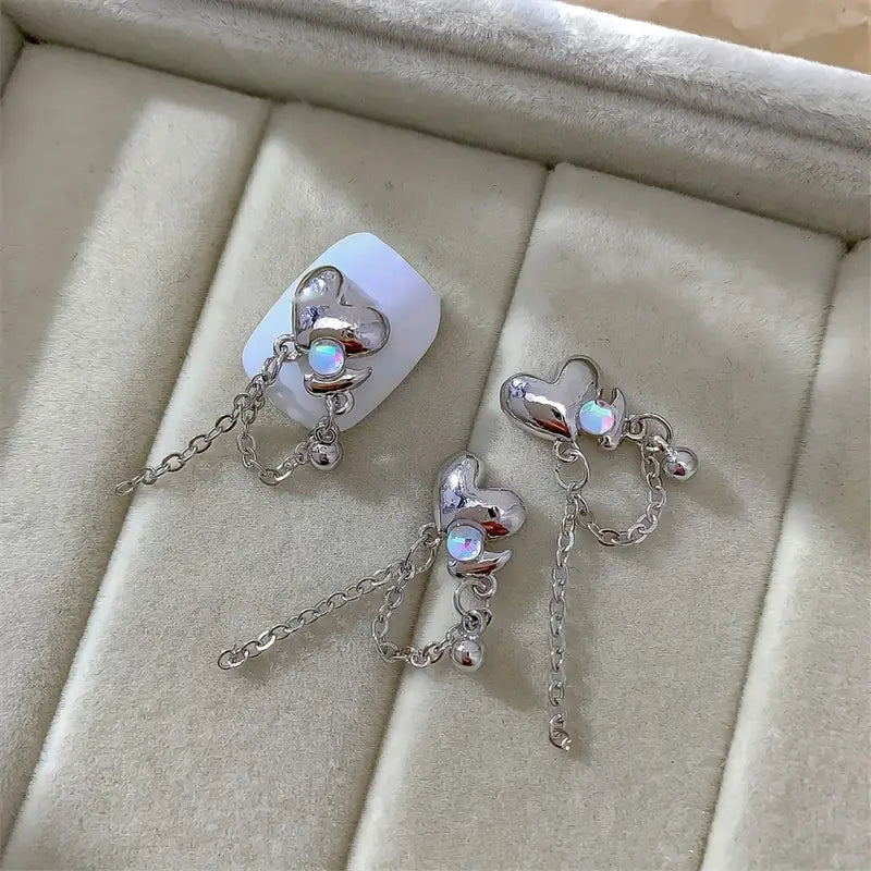 Exquisite Acrylic Nail Art Pendant Chains